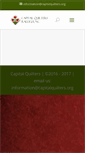 Mobile Screenshot of capitalquilters.org